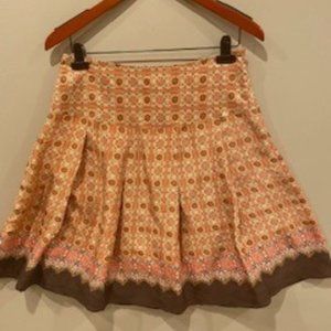 ANTHROPOLOGY TAPEMEASURE SZ. 4 BOHO PLEATED, LINED